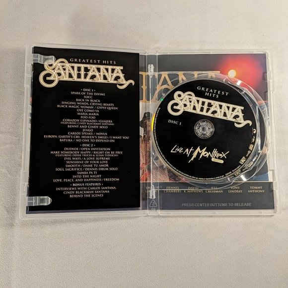 Santana Greatest Hits Live At Montreux 2011 DVD Music Concert - 2-disc - Picture 2 of 4